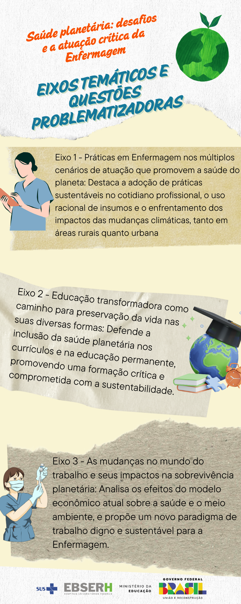 A Semana da Enfermagem promove reflexões sobre a importância da profissão para a saúde planetária 