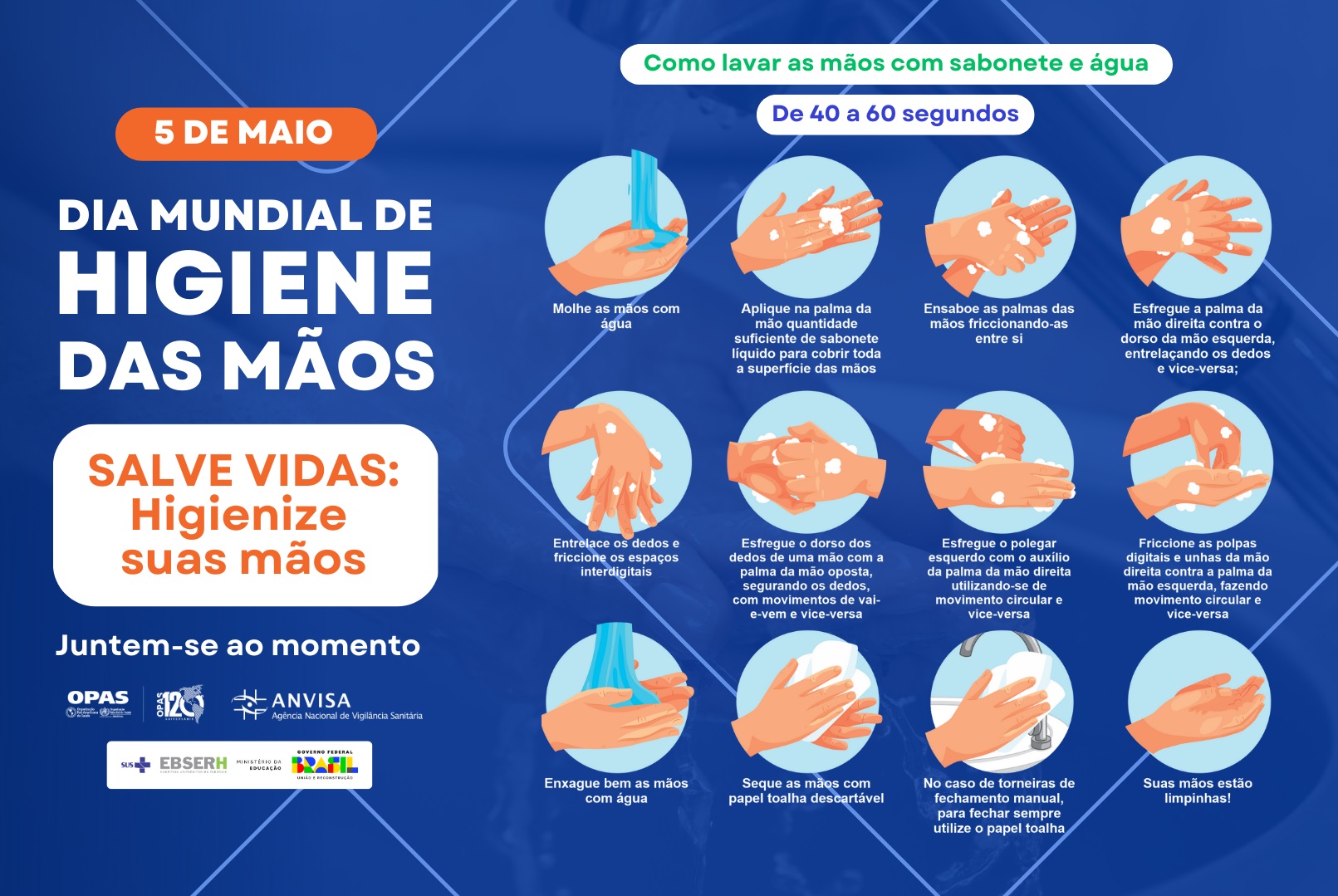 Infográfico higienização