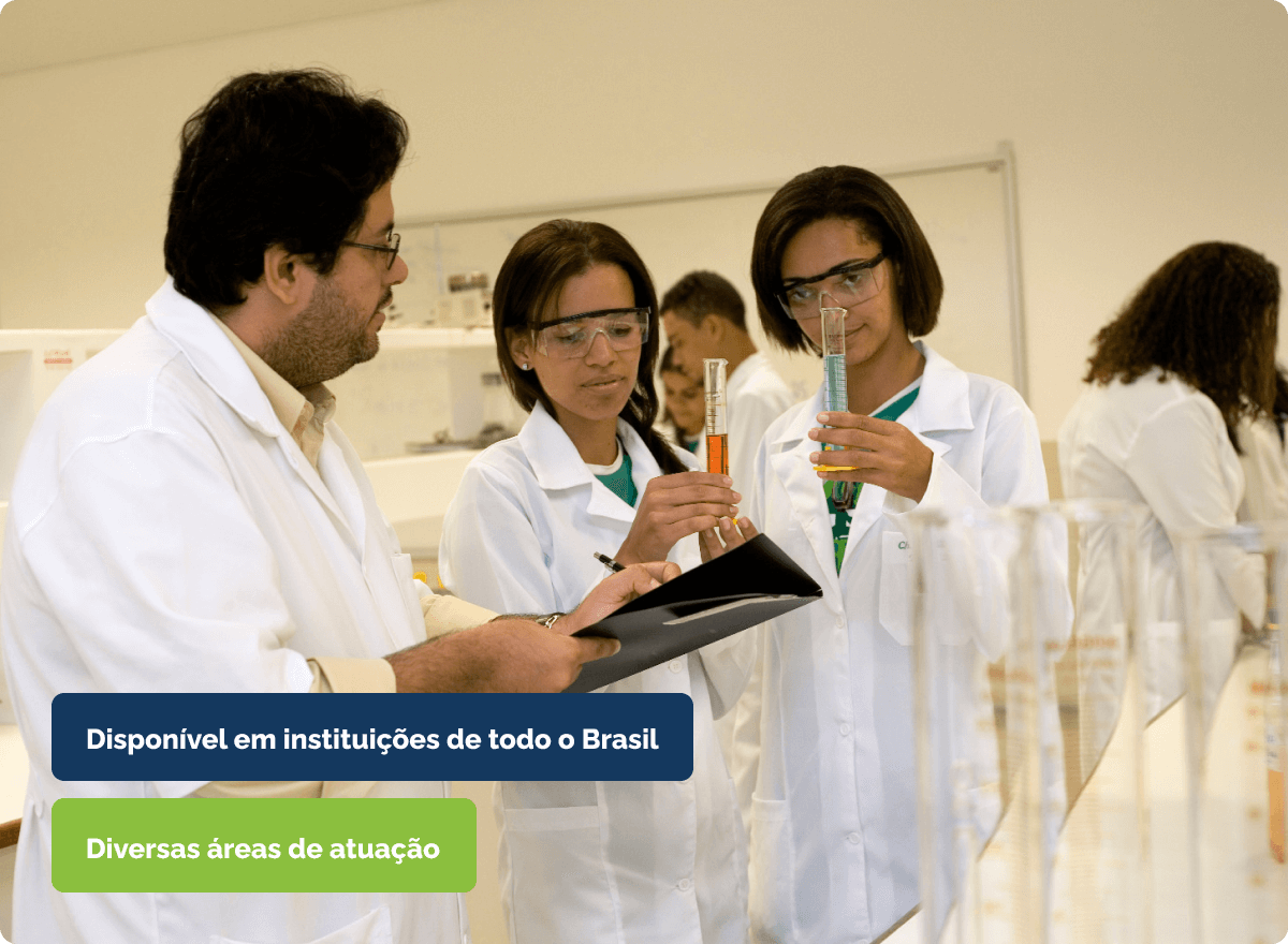 Disponível em instituições de todo o Brasil