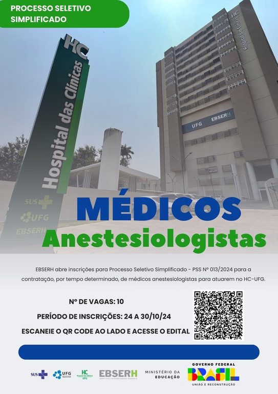 Cartaz - PSS Anestesiologistas