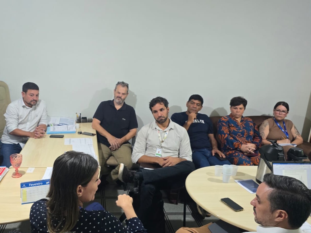 Representantes do HU-UFGD/Ebserh participaram de reunião na sexta-feira (6) após alerta emitido pelo município