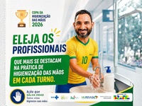 HU-UFGD cria “competição” inspirada na Copa do Mundo para incentivar higienização das mãos