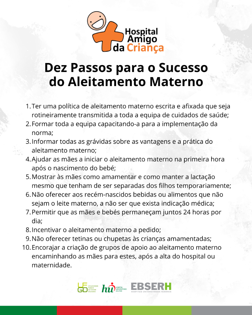 Dez Passos para o Sucesso do Aleitamento Materno
