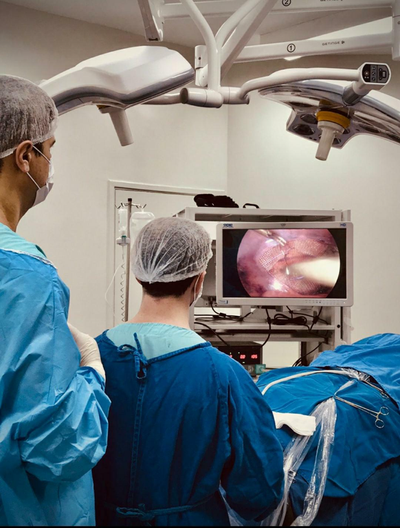 cirurgia de hérnia por vídeo