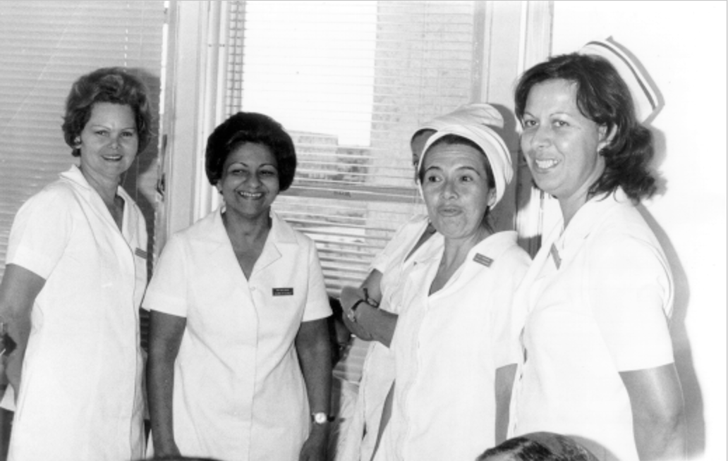 Enfermeiras pioneiras: Margarida, Clarice, Maria e Clara