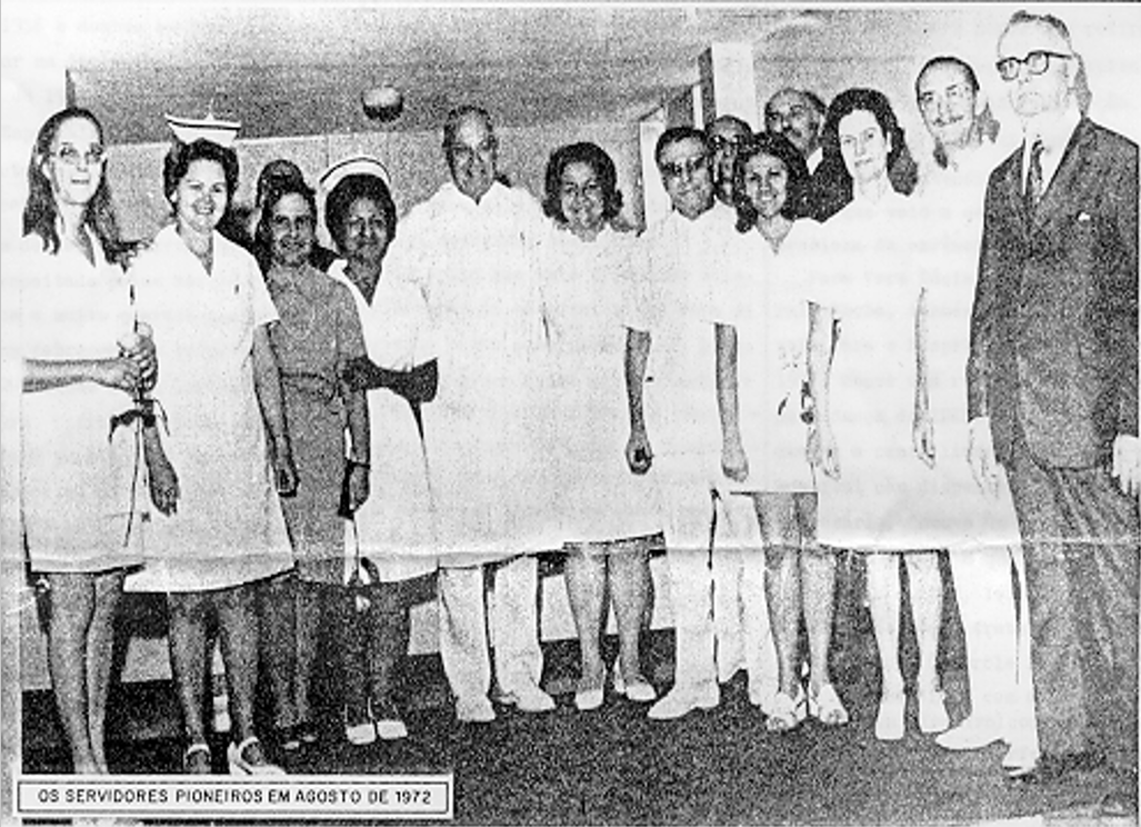 Servidores pioneiros em 1972