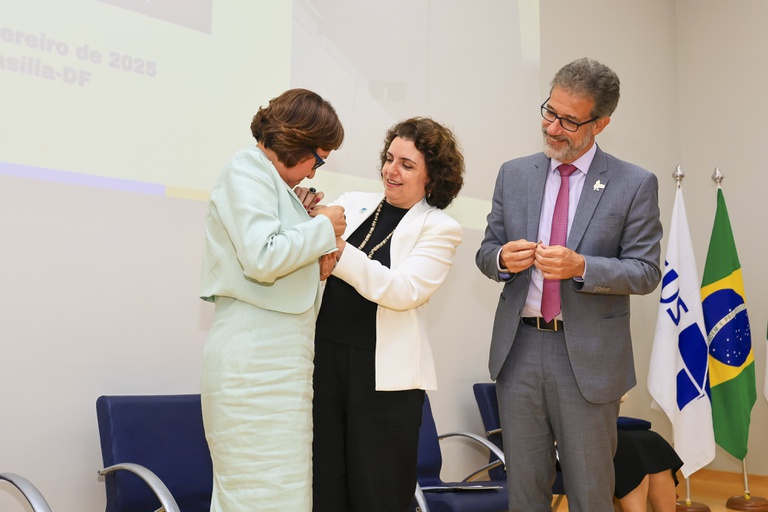 Cerimônia de apresentação da nova superintendente do HUB  (Foto: William Saldanha)