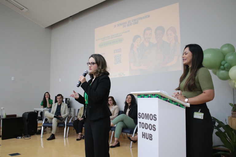 Sabrina Martins, chefe da Divisão de Enfermagem do HUB
