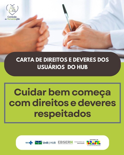 Carta de Direitos e Deveres dos Usuários do Hospital Universitário de Brasília