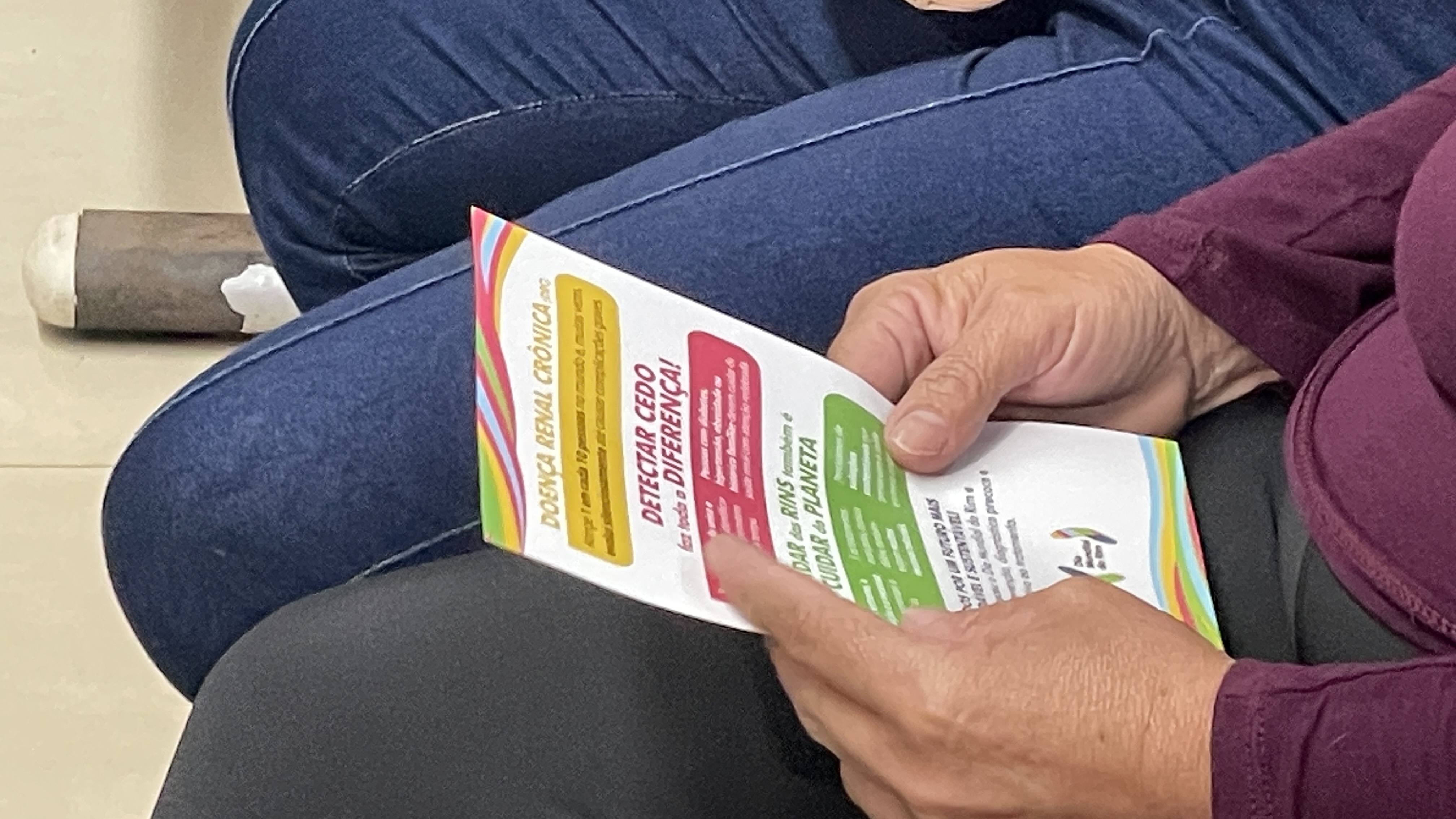 Entrega de panfletos