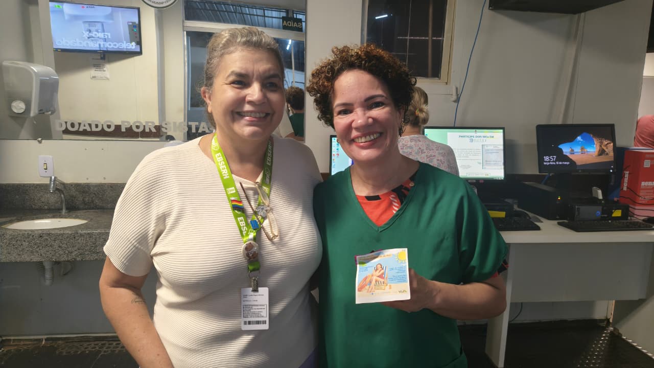 Bombons para as colaboradoras noturnas