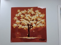 A arte de Isaac de Oliveira transforma os ambientes do Humap-UFMS