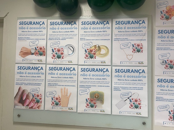 Campanha alerta sobre uso de adornos