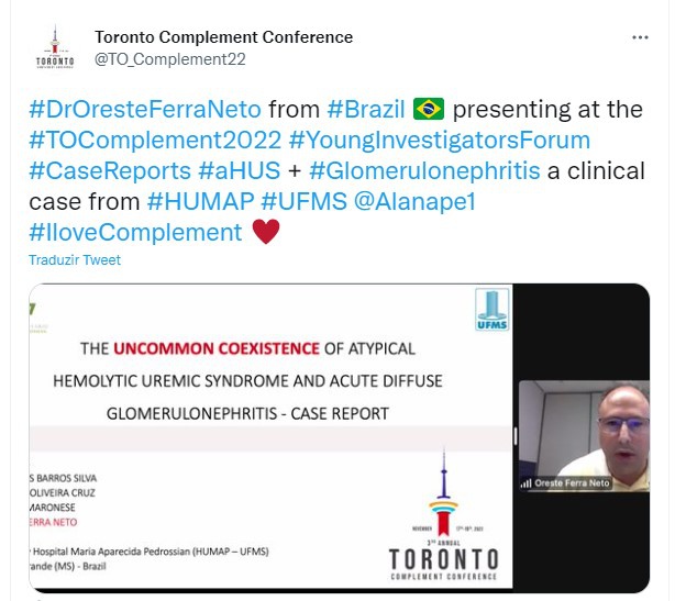 Dr Oreste prêmio Toronto
