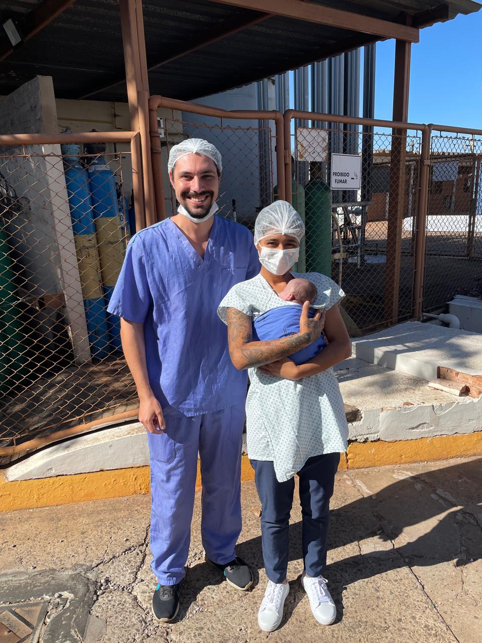 O primeiro banho de sol