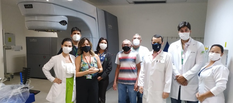 1º paciente radioterapia bunker