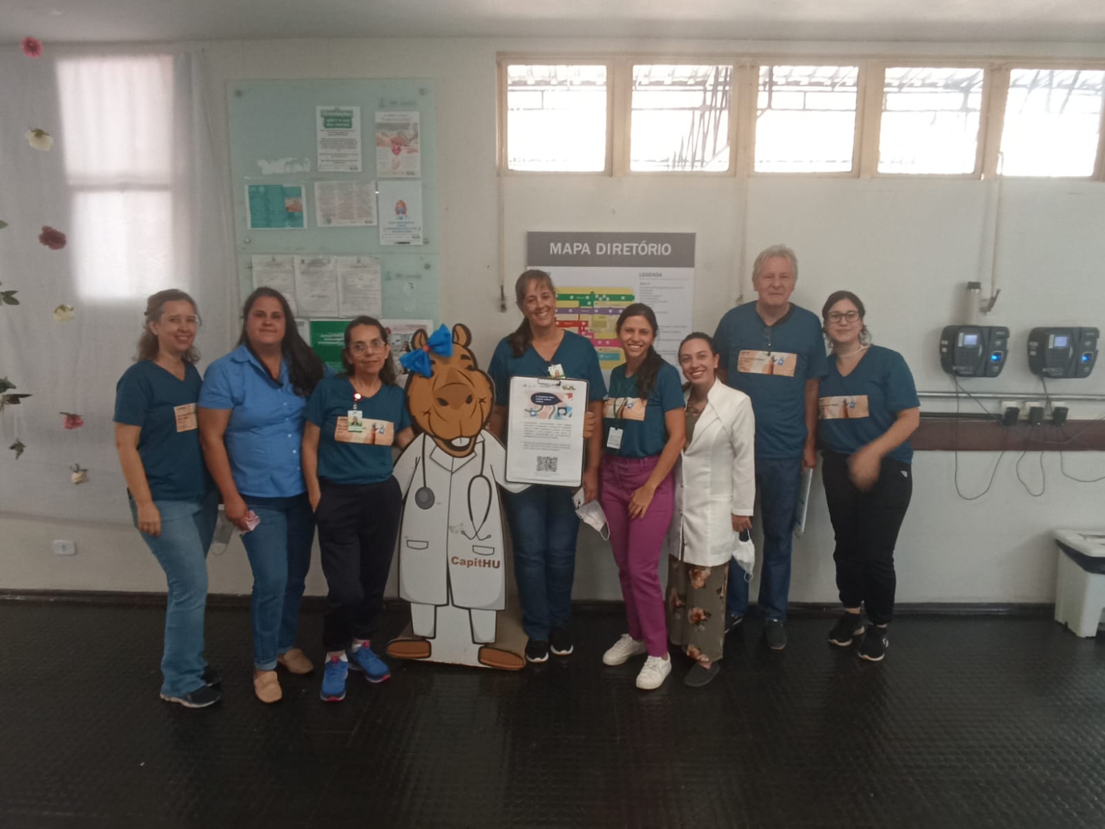 Equipe comemora o reconhecimento