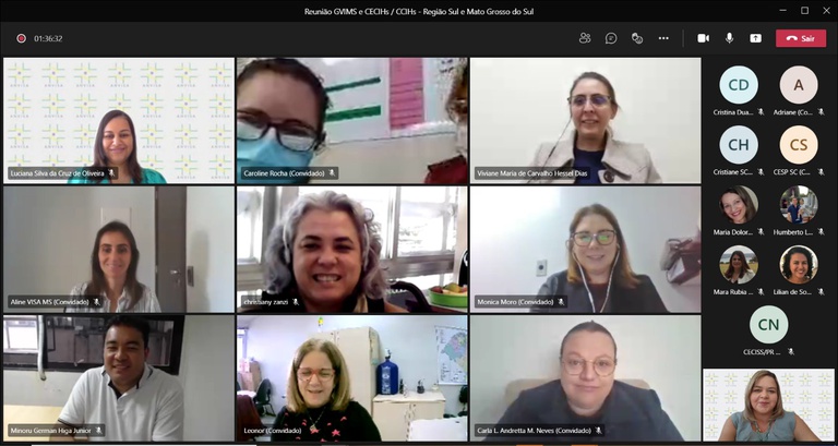 Humap participa da reunião com a gerência de vigilância e monitoramento em serviços de saúde da Anvisa