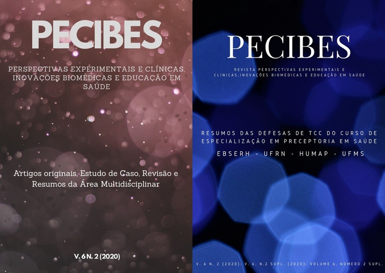 Capas Pecibes 2020, volume 6, edição nº 2