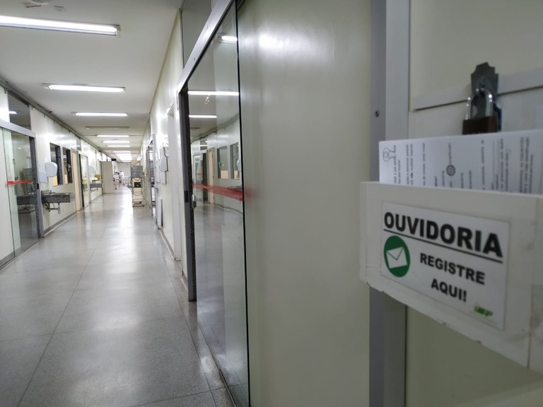 Cirúrgica 1 corredor caixinha Ouvidoria