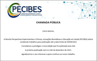 Publique seu artigo científico na PECIBES
