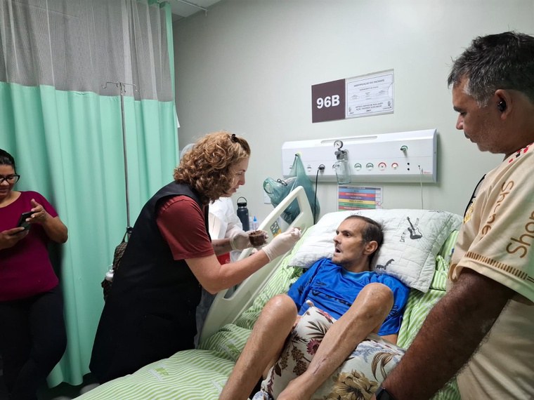 Humap atende pedido de paciente em cuidados paliativos antes da alta