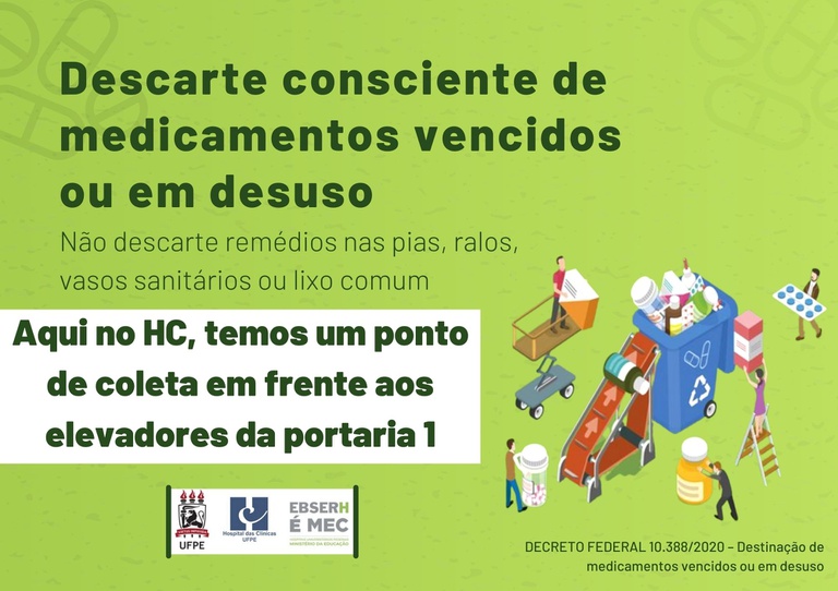 Descarte correto de medicamentos