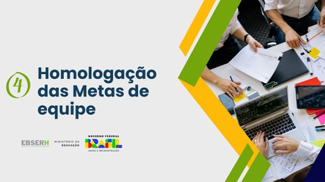 Homologação das metas da equipe