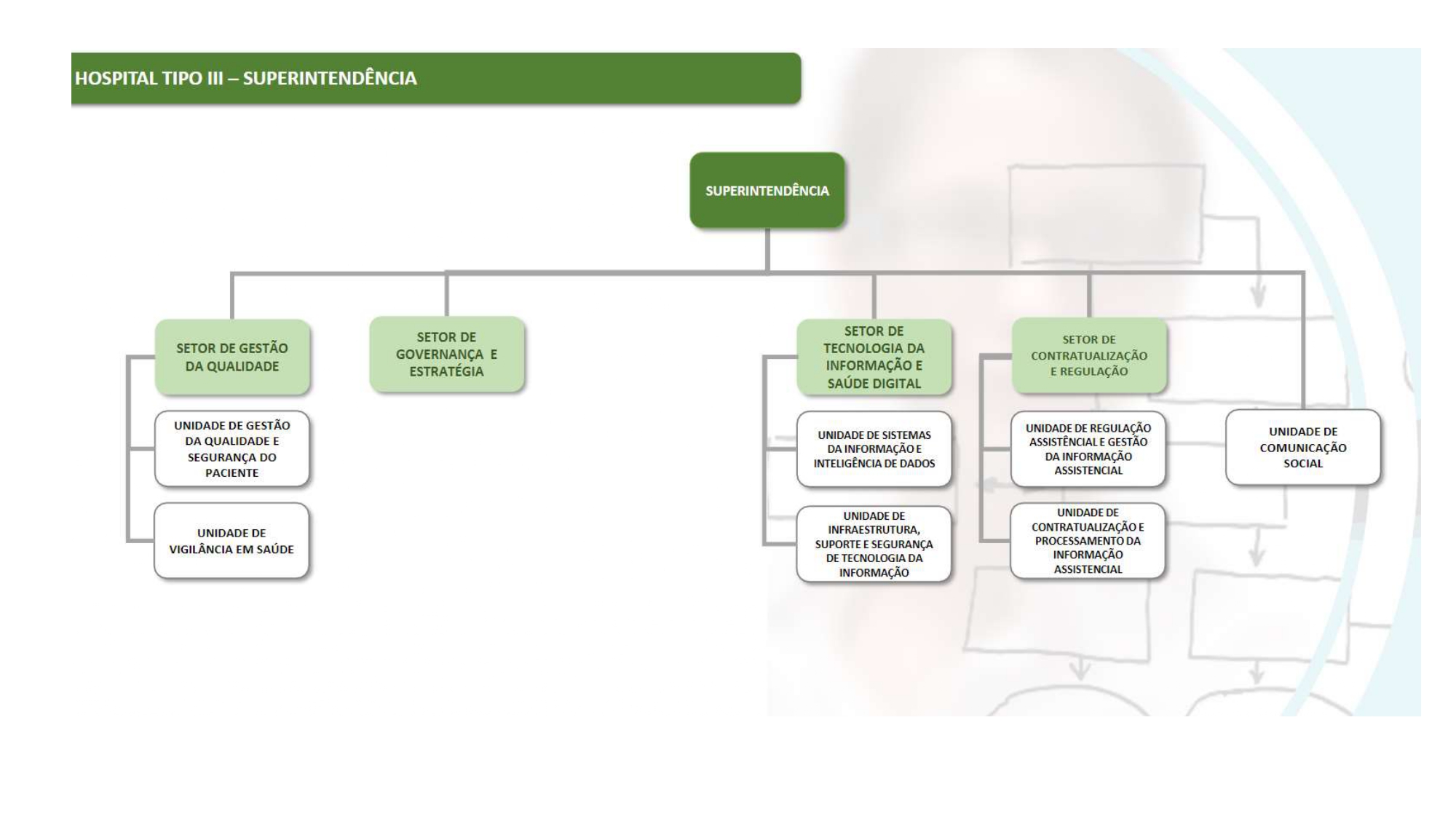 Organograma atualizado em 2021