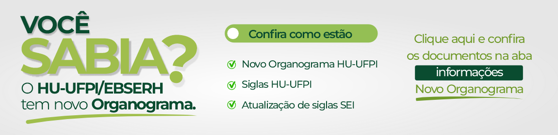Novo Organograma do HU-UFPI