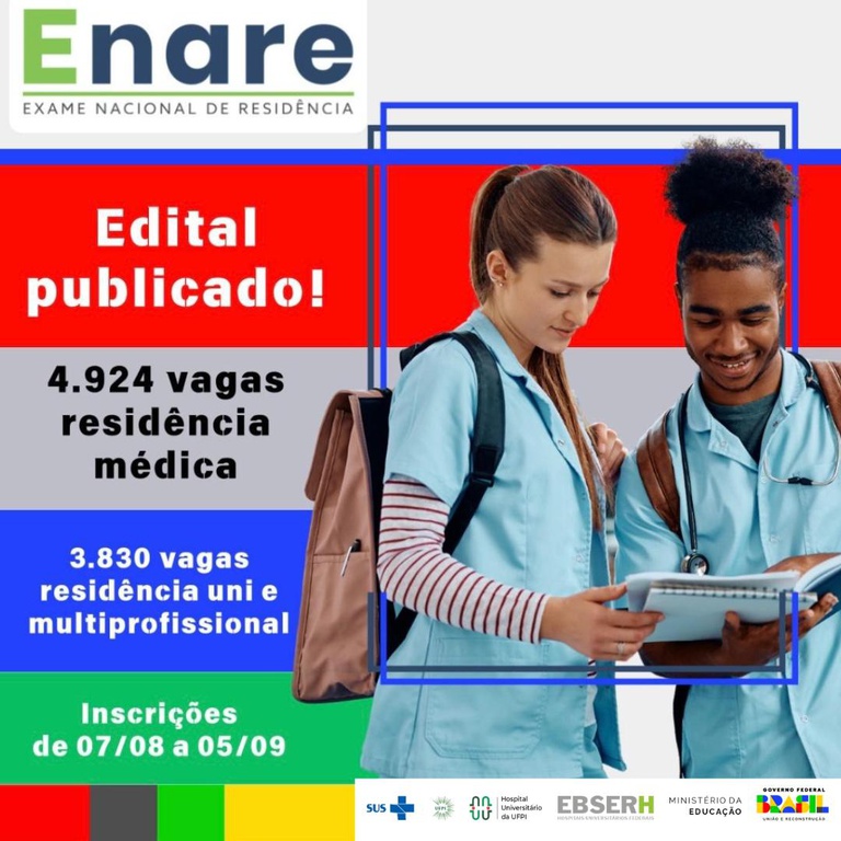 Enare 2024 divulga edital do candidato