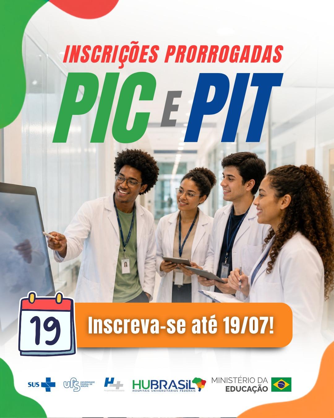 PRORROGAÇÃO DAS INSCRIÇÕES