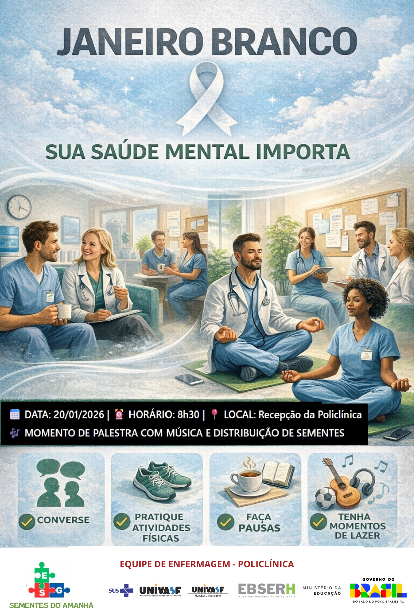 Programação da Policlínica do HU-Univasf