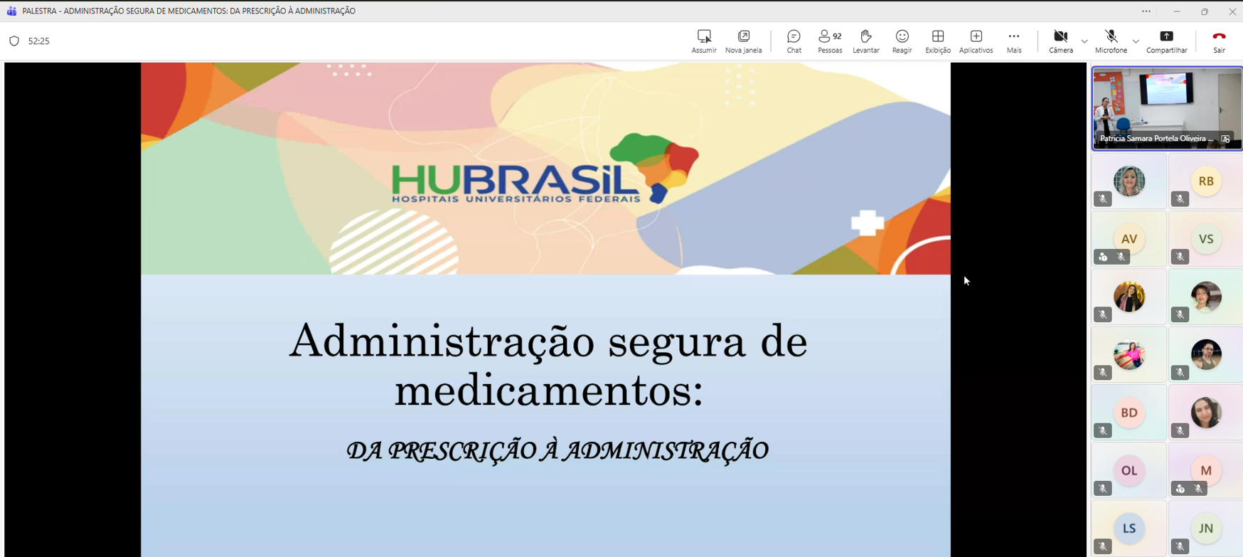 Palestra em alusão à campanha
