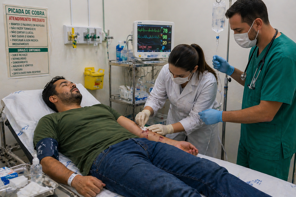 HU-Univasf é referência para atendimento de urgência em casos de acidentes  com animais peçonhentos