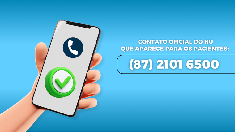 HU-Univasf reforça contatos oficiais para confirmação de agendamentos de consultas e exames