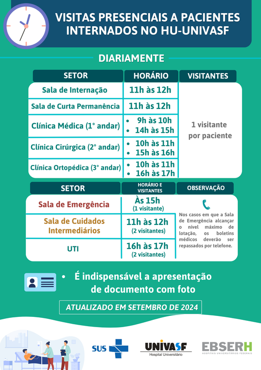 Visitas presenciais