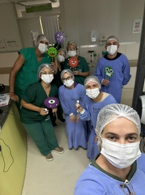 Ações educativas no Huab sobre a importância da notificação de eventos adversos 