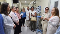 Huab recebe visita técnica de professores da UFMG para cooperação em modelo de atenção obstétrica