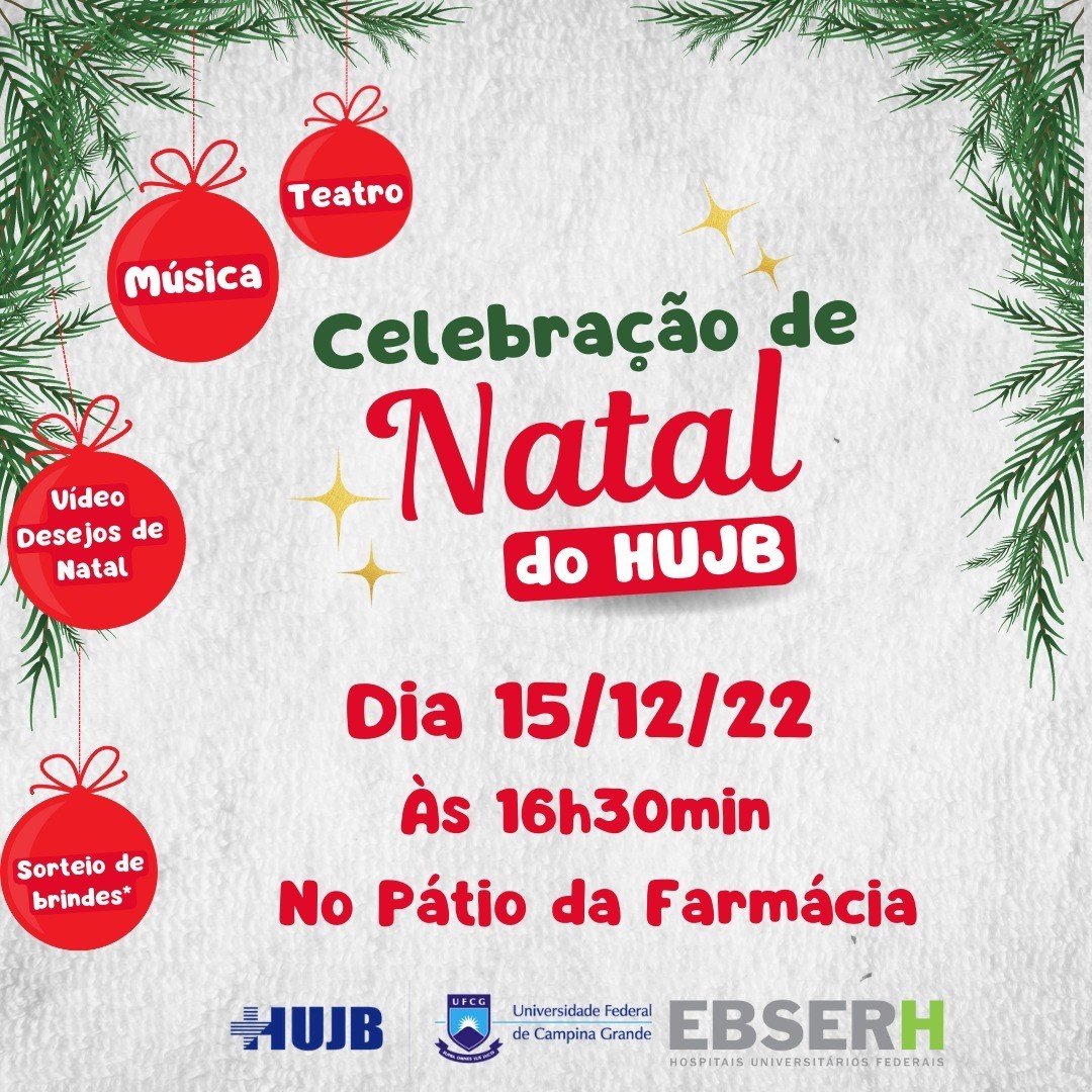 Celebração de Natal no HUJB