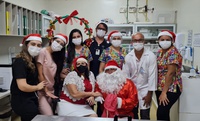 Ação de Natal no HUJB