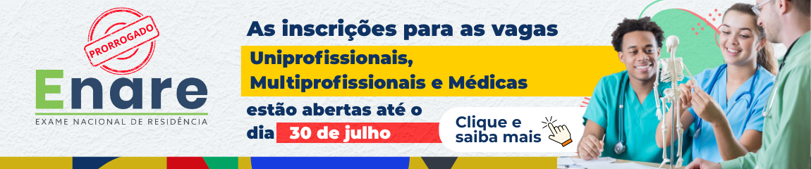 Prorrogação inscrições ENARE 2025