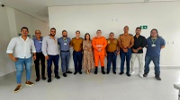 HUL recebe representantes do 5º Grupamento Bombeiro Militar para discutir parcerias entre as instituições