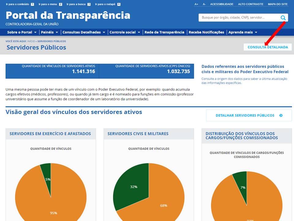 Passo 3 - Portal da Transparência - Servidores