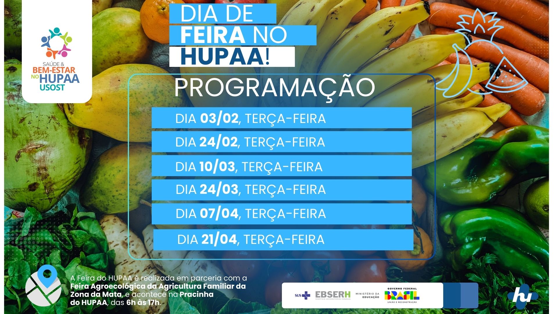 Dia de feira no hupaa! 