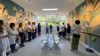 Hupes-UFBA entrega restauração de painéis do artista baiano Genaro de Carvalho