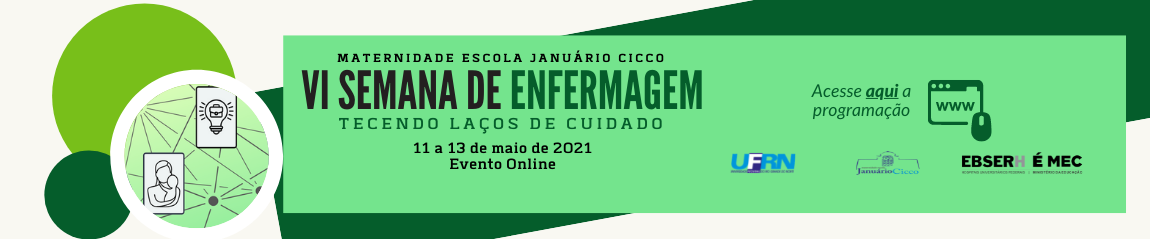 VI Semana de Enfermagem da MEJC Programação