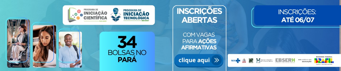 Inscrições Abertas PIC e PIT