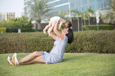 Mãe com bebê