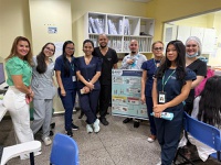 Equipe do HUGV-Ufam realiza campanha para combate à tuberculose